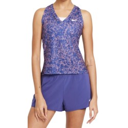 Women's top Nike Court Victory Tank Print W - dark purple dust/white