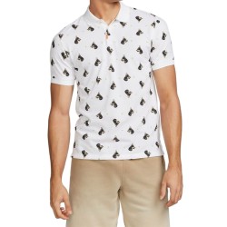 Men's Polo T-shirt Nike Print Slim Polo - white
