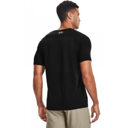 Men's T-shirt Under Armour Men's UA Seamless Short Sleeve - black/mod gray