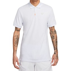 Men's Polo T-shirt Nike Rafa Slim Polo - football grey/cobalt bliss/bright cactus