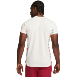 Men's T-shirt Nike Court Dri-Fit Slam Tennis Top - coconut milk/black