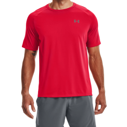 Men's T-shirt Under Armour Tech SS Tee 2.0 - red/graphite