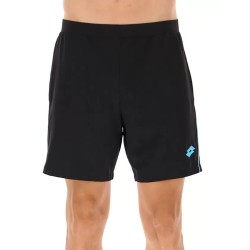 Men's shorts Lotto Superrapida V Short - all black/blue bird