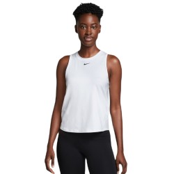 Women's top Nike One Classic Dri-Fit Tank Top - white/black