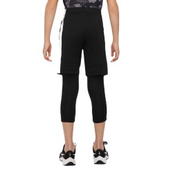 Boys' trousers Nike Pro Dri-Fit 3/4 Length Tights - black/white