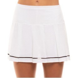 Women's skirt Lucky in Love Core Whites Long Micro Tuck Pleat Skirt - white/black