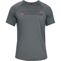 Men’s compression clothing Under Armour MK1 SS Wordmark - gray