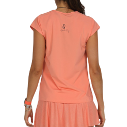 Women's T-shirt Bullpadel Yodar - coral