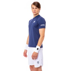 Men's Polo T-shirt Hydrogen Tech Serafino Man - blue navy