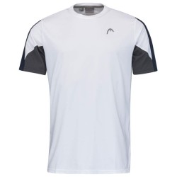 Boys' t-shirt Head Club 22 Tech T-Shirt Boys - white/dark blue