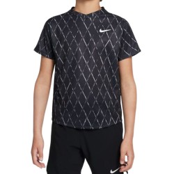 Boys' t-shirt Nike Court Dri-Fit Victory SS Top Printed - black/white