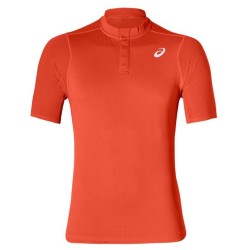 Men's Polo T-shirt Asics Gel-Cool Polo-Shirt - cherry tomato