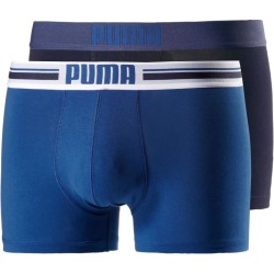 Men's Boxers Puma Placed Logo Boxer 2P - denim