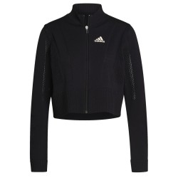 Women's jumper Adidas Primeblue Primeknit Jacket W - black