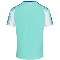 Men's T-shirt Head Topspin T-Shirt - turquoise/print vision