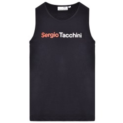 Men's T-shirt Sergio Tacchini Robin Tank - black/orange