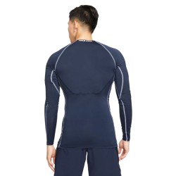 Men’s compression clothing Nike Pro Dri-Fit Tight Top LS M - obsidian/iron purple/iron purple