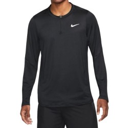 Men's long sleeve T-shirt Nike Dri-Fit Advantage Camisa M - black/black/white