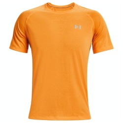 Men's T-shirt Under Armour Men's Streaker Run Short Sleeve - omega orange/reflective