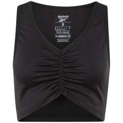 Women's top Reebok Studio Ruched Cropped Tank Top W - black
