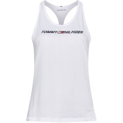 Women's top Tommy Hilfiger Reg Graphic Mesh C-NK Tank Top - optic white