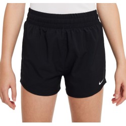 Girls' shorts Nike Dri-Fit One High-Waisted Woven Training Shorts - black/white