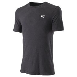 Men's T-shirt Wilson Surge Seamless Crew M - black