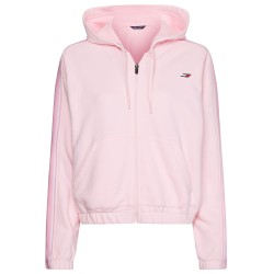 Women's jumper Tommy Hilfiger Relaxed Branded Zip Up Hoodie - pastel pink