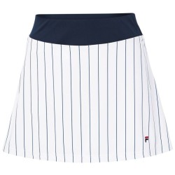 Women's skirt Fila Skort Anna W - white/peacoat blue stripe