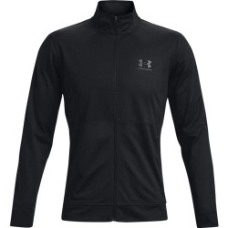 Men's Jumper Under Armour Men's UA Pique Track Jacket - black