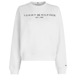Women's jumper Tommy Hilfiger Modern Regular Corp Logo C-NK Sweatshirt - the optic white
