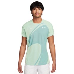 Men's T-shirt Nike Dri-Fit Rafa Tennis Top - light photo blue/white