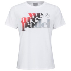 Women's T-shirt Head We Are Padel II T-Shirt - white/black