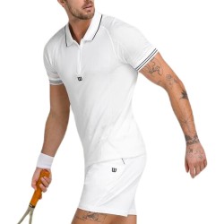 Men's Polo T-shirt Wilson Series Seamless Polo - bright white