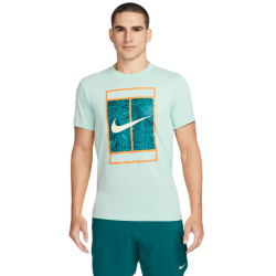 Men's T-shirt Nike Court Dri-Fit Tennis T-Shirt - jade ice