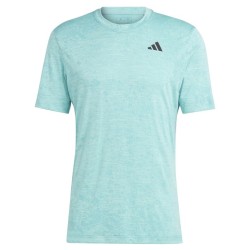 Men's T-shirt Adidas Tennis Freelift T-Shirt - preloved blue/black