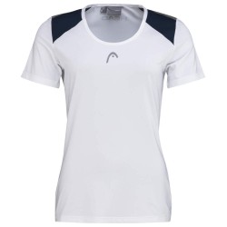Women's T-shirt Head Club 22 Tech T-Shirt W - white/dark blue
