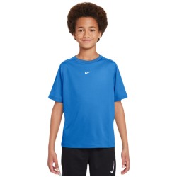 Boys' t-shirt Nike Kids Dri-Fit Multi+ Training Top - light photo blue/white