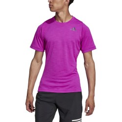 Men's T-shirt Adidas Tennis Freelift T-Shirt M - sonic fuchsia/black