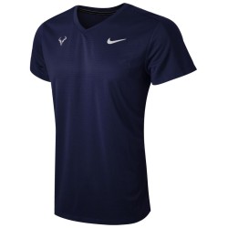 Men's T-shirt Nike Court Dri-Fit Challenger Top SS Rafa - obsidian/white