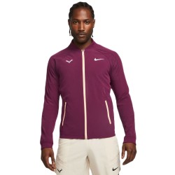 Men's Jumper Nike Court Dri-Fit Rafa Jacket - bordeaux/ice peach/white