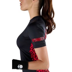 Women's T-shirt Hydrogen Panther Tech T-Shirt - black/red