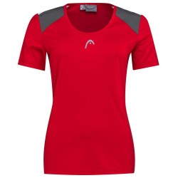 Women's T-shirt Head Club 22 Tech T-Shirt W - red
