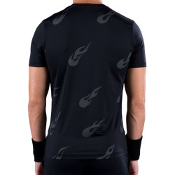 Men's T-shirt Hydrogen Flames Tech Tee Man - black