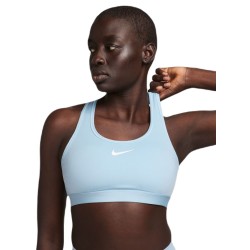 Women's bra Nike Swoosh Medium Support Non-Padded Sports Bra - light armory bluel/white
