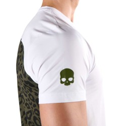 Men's T-shirt Hydrogen Panther Tech T-Shirt - white/military green