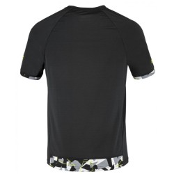 Men's T-shirt Babolat Aero Crew Neck Tee - black/black