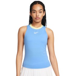 Women's top Nike Court Dri-Fit Advantage Tank - university blue/light laser orange/white