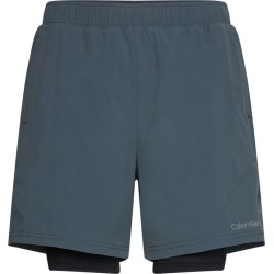 Men's shorts Calvin Klein WO 2 in 1 Woven Short - dark slate