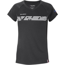 Women's T-shirt Tecnifibre Lady F2 Airmesh - black heather